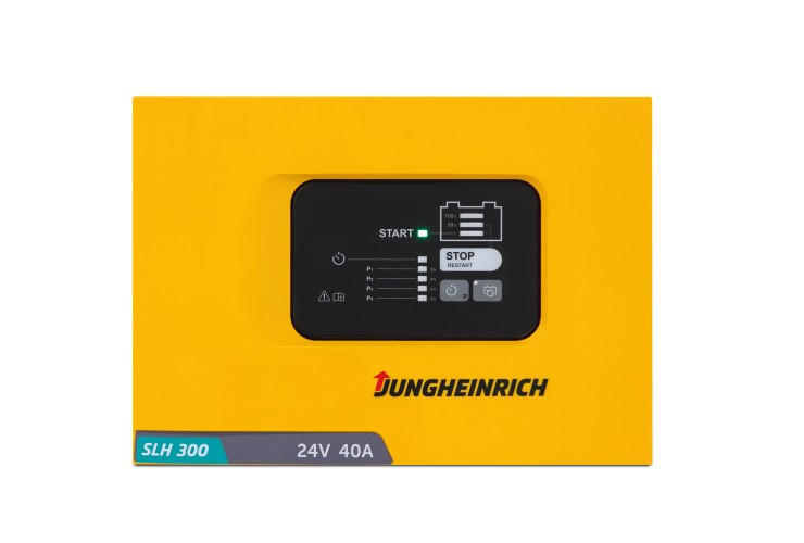 Batterieladesystem SLH300 von Jungheinrich.