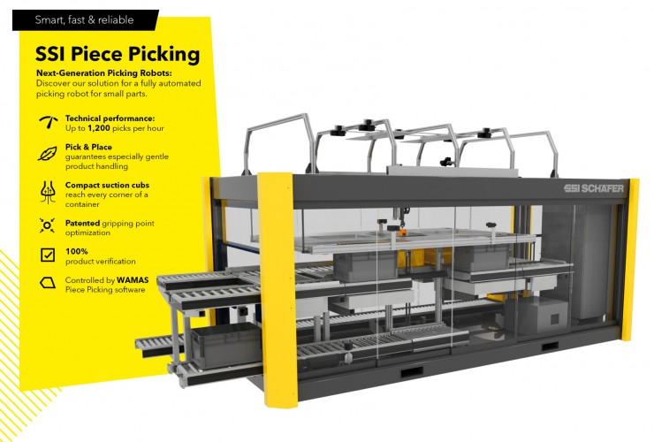 Piece Picking – intelligente, schnelle und zuverlässige Lösung für einen Kleinteile-Kommissionierroboter.