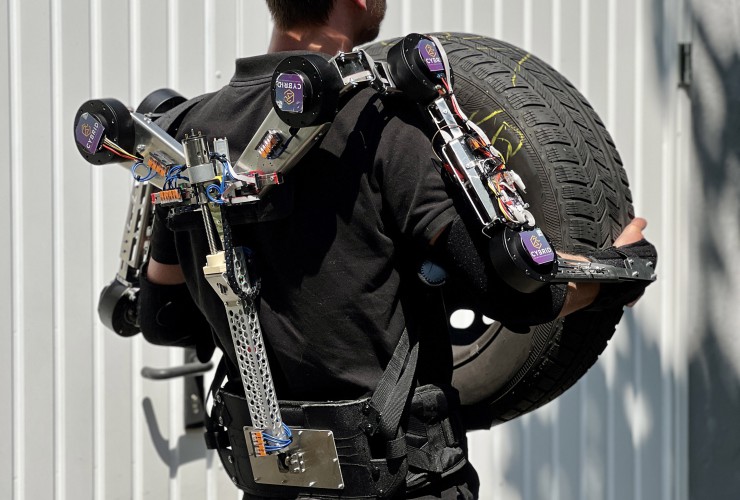 CYBRID Exoskelett Prototyp