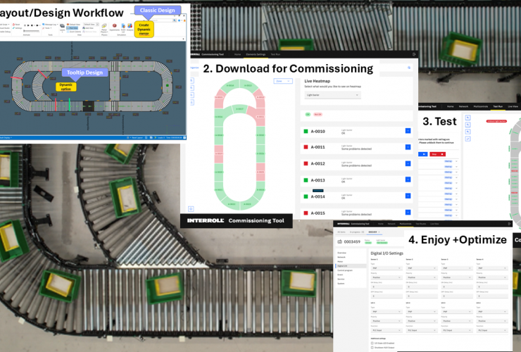 Mit MCP PLAY können Förderanlagen der Modular Conveyor Platform (MCP) einfacher konfiguriert und dezentralisiert gesteuert werden mit schnellerer Inbetriebnahme und effizienterem Betrieb mit höherem Durchsatz bei geringerem Energieverbrauch. Mit MCP PLAY können Förderanlagen der Modular Conveyor Platform (MCP) einfacher konfiguriert und dezentralisiert gesteuert werden mit schnellerer Inbetriebnahme und effizienterem Betrieb mit höherem Durchsatz bei geringerem Energieverbrauch.