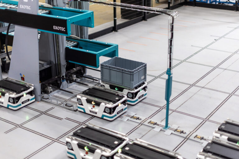 Next Generation Skypod warehouse robot.