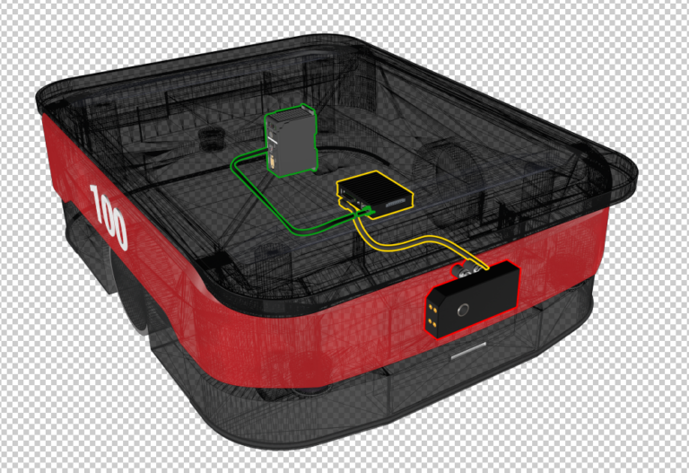 Toposens ECHO ONE und Toposens Processing Unit.