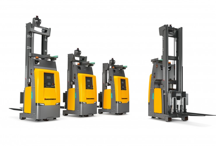 There is a large selection of masts for flexible adaptation to the warehouse layout.