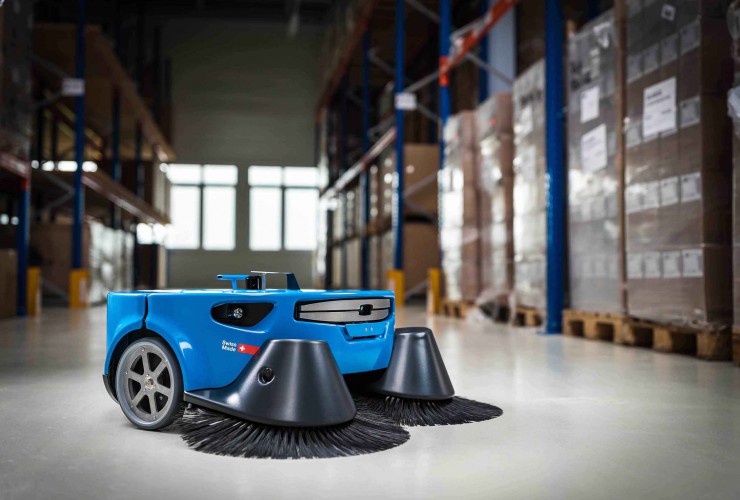 Mit 90 cm Reinigungsbreite reinigt der K900 effizient und effektiv