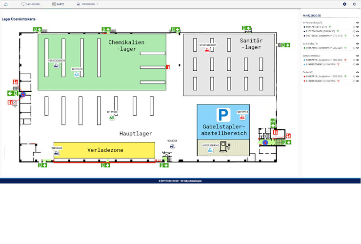 Indoor locating feature.