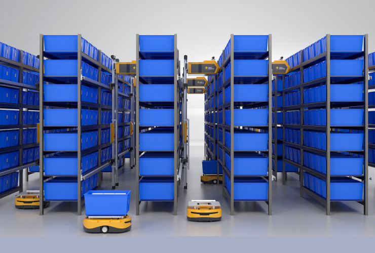 Libiao Robotics new Airrob container handling robotic system.