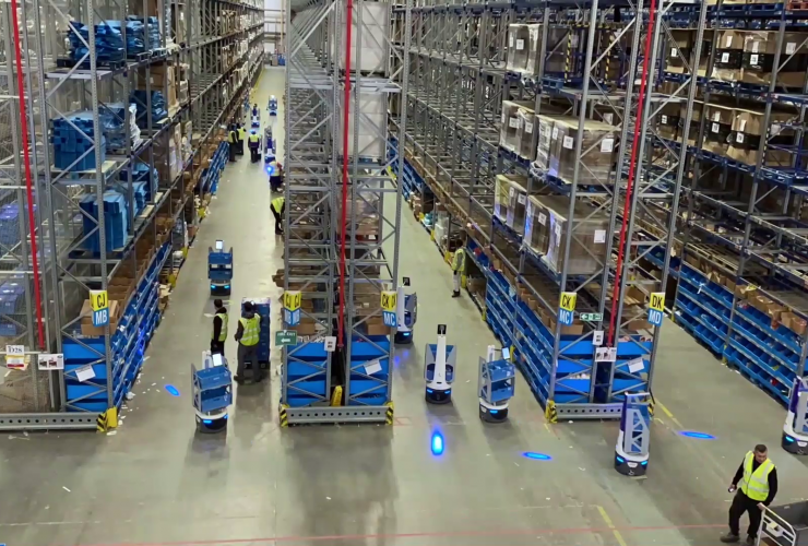 Boots - a customer of Locus Robotics.