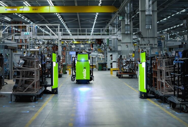 AGILOX AMR-Flotte bei BMW.