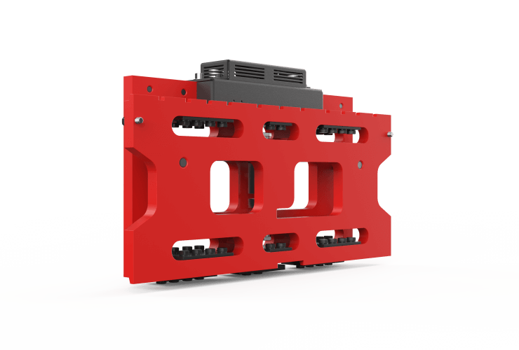 Front View iCP Carriage Plate Scale with Weighing in Motion Technology.