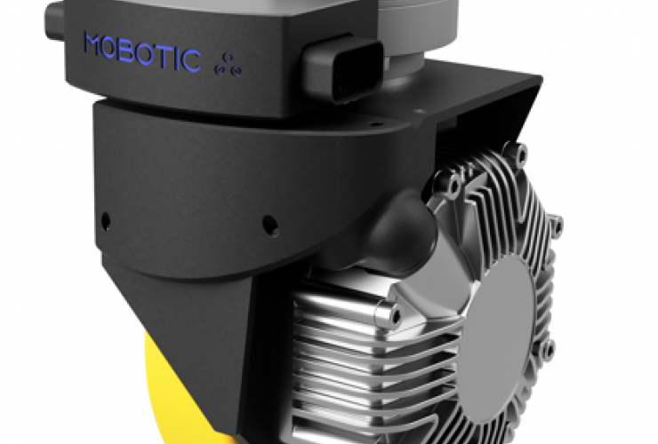 MoboDrive ST ist eine kompakte, hochintegrierte Lenk-Antriebseinheit, die für hochmanövrierfähige AMRs und AGVs entwickelt wurde.