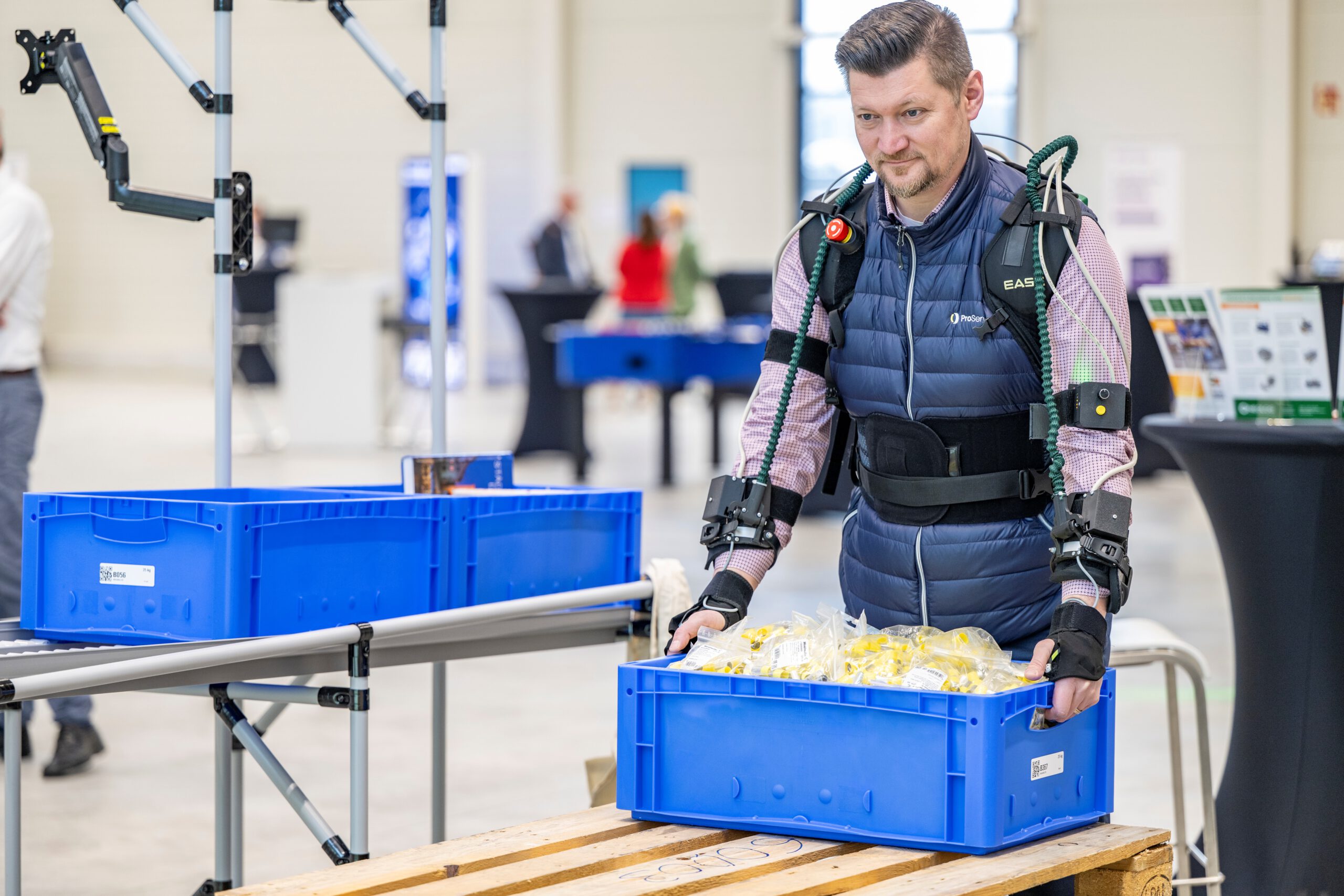 Pallettieren mit dem EASE LU 20 Prototyp