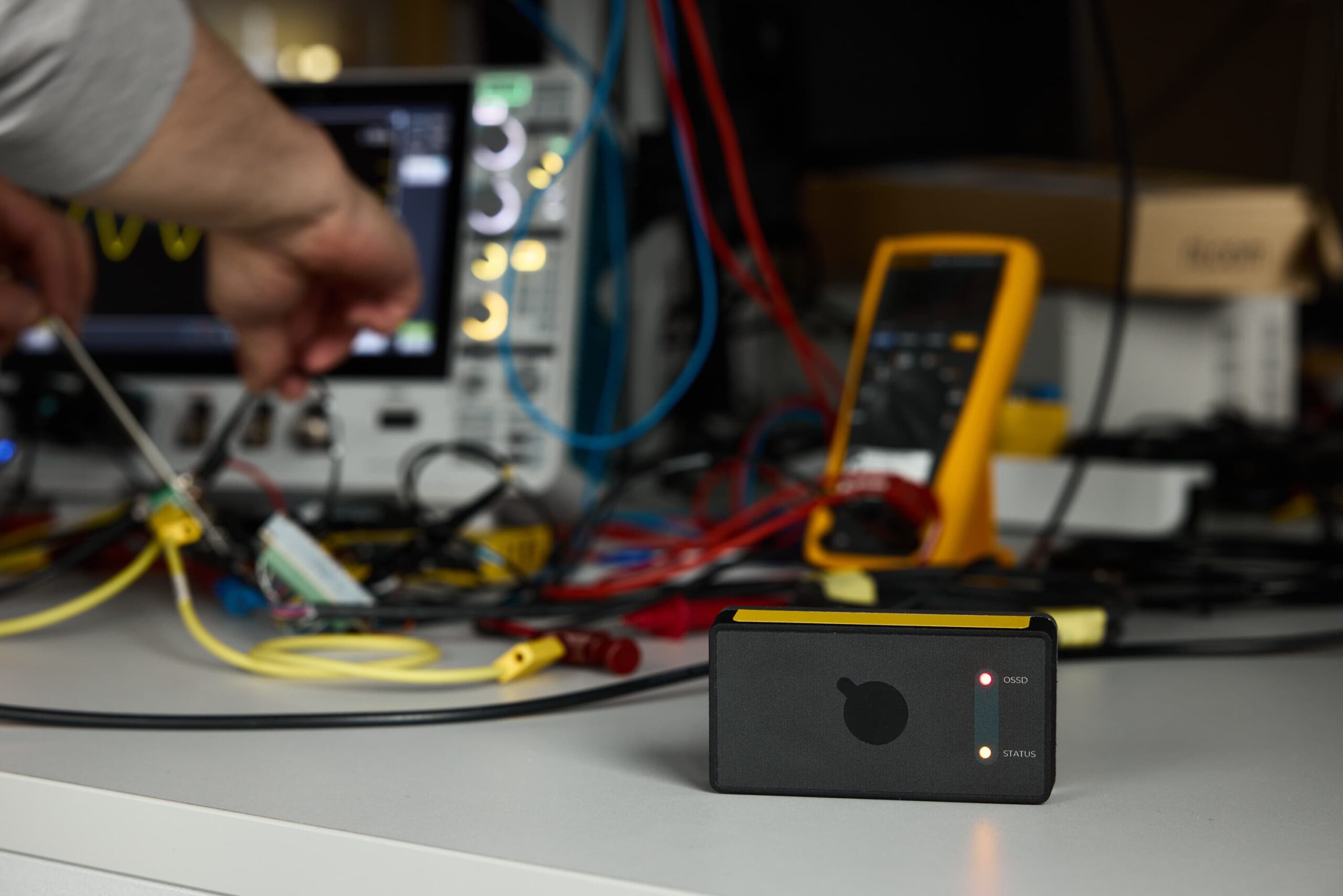 The result: a 3D ultrasonic sensor that's small, easy to integrate into any robot or automation form factor, and runs on very little power.